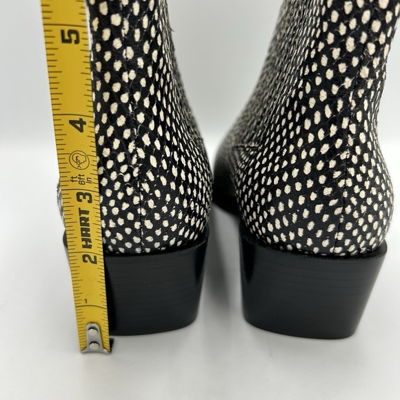 Rag & Bone Rover Black and White Chelsea Boot EU37/US 6.5 City Boho - Picture 6 of 9